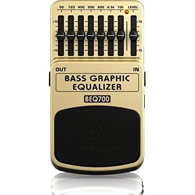 Behringer BEQ700 7 Band Bass Graphic Equalizer for Bass and Keyboard